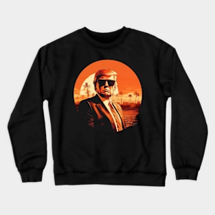 Trump 2024 Sunset Crewneck Sweatshirt